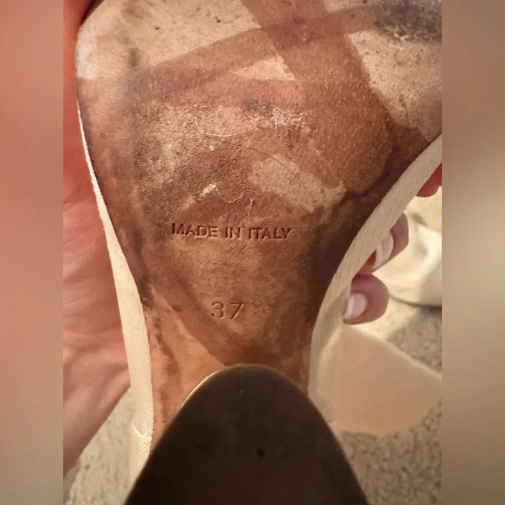 YEEZY Season 4 High Heel Sock Boots In Neutrals - Picture 5 of 6